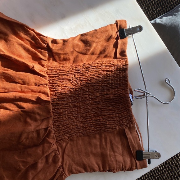 LEXI SPICE LINEN MIDI DRESS - Picture 3 of 4